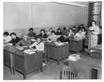 A Pace Secretarial Class, 1950s by University Archives, Pace University
