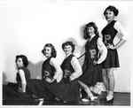 Pace Cheerleaders, 1950s by Univiersity Archives, Pace University